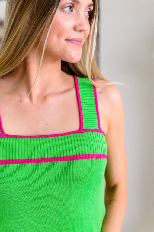 Bright Light Knit Tank - Fashion Are Us, LLC